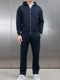 Relaxed Fit Straight Leg Jogger - Navy