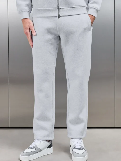 Relaxed Fit Straight Leg Jogger - Marl Grey