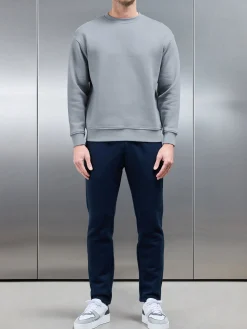 Relaxed Fit Sweatshirt - Coast Blue