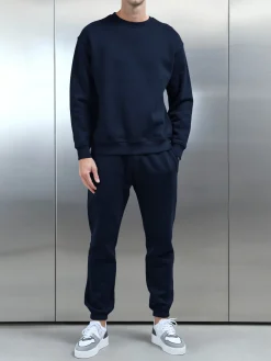 Relaxed Fit Sweatshirt - Navy