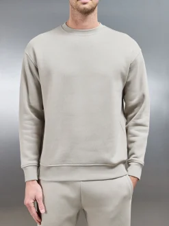 Relaxed Fit Sweatshirt - Stone