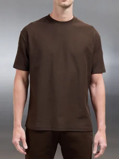 Relaxed Fit T-Shirt - Brown
