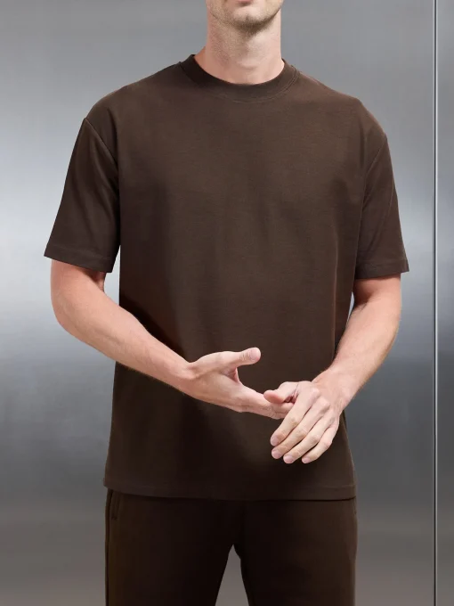 Relaxed Fit T-Shirt - Brown