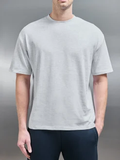 Relaxed Fit T-Shirt - Marl Grey