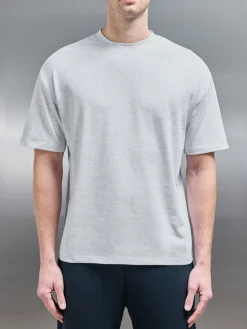 Relaxed Fit T-Shirt - Marl Grey