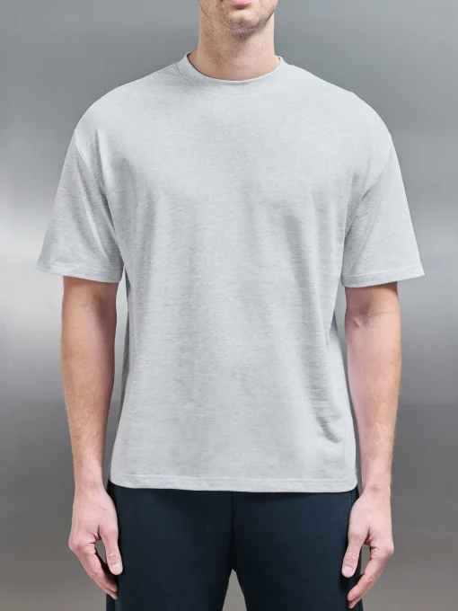 Relaxed Fit T-Shirt - Marl Grey