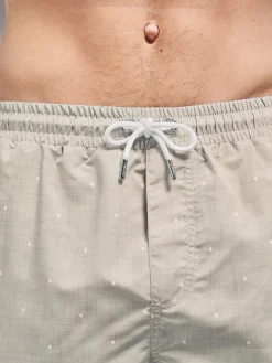 Rivera Printed Swim Short - Stone