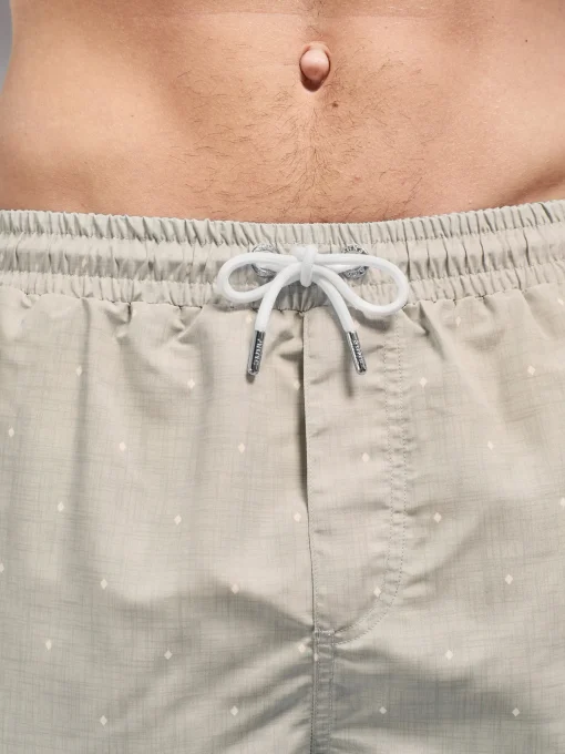 Rivera Printed Swim Short - Stone