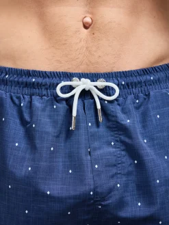 Rivera Printed Swim Short - Navy