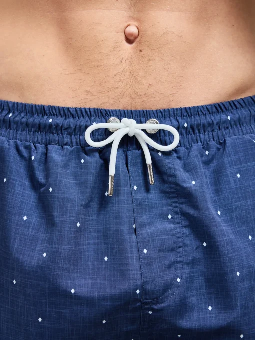 Rivera Printed Swim Short - Navy