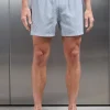 Seersucker Swim Short - Black