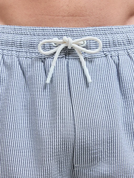 Seersucker Swim Short - Black