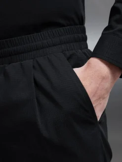 Seersucker Trouser - Black