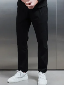 Seersucker Trouser - Black