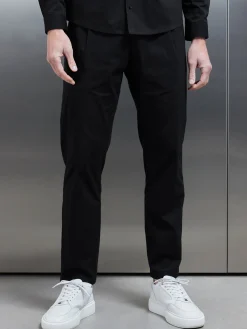 Seersucker Trouser - Black