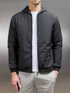Shell Padded Windbreaker - Grey