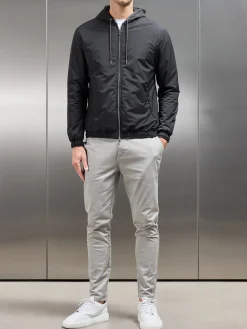 Shell Padded Windbreaker - Grey