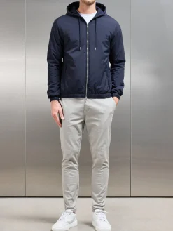 Shell Padded Windbreaker - Navy