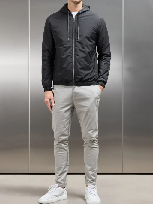 Shell Padded Windbreaker - Grey