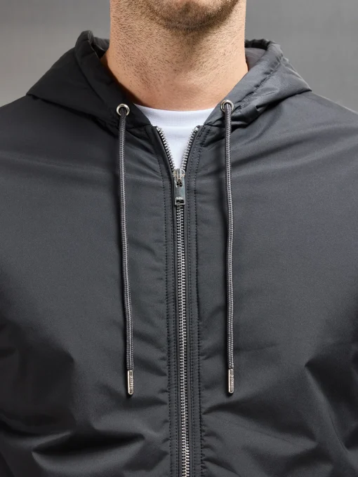 Shell Padded Windbreaker - Grey