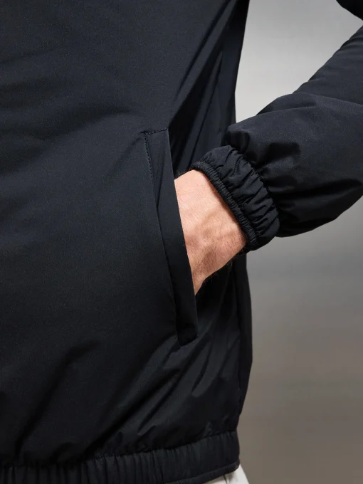 Shell Padded Windbreaker - Black