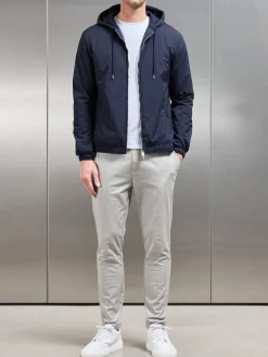 Shell Padded Windbreaker - Navy