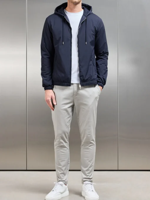 Shell Padded Windbreaker - Navy