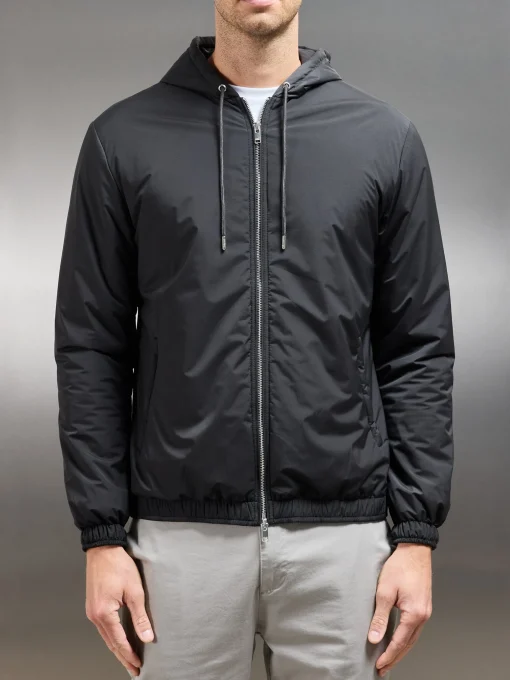 Shell Padded Windbreaker - Grey
