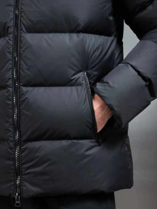 Short Down Jacket - Midnight Black