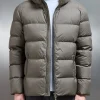 Short Down Jacket - Olive
