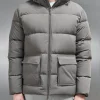 Short Down Parka - Olive