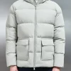 Short Down Parka - Stone