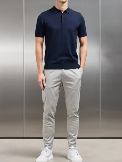 Side Adjuster Tailored Chino Trouser - Stone