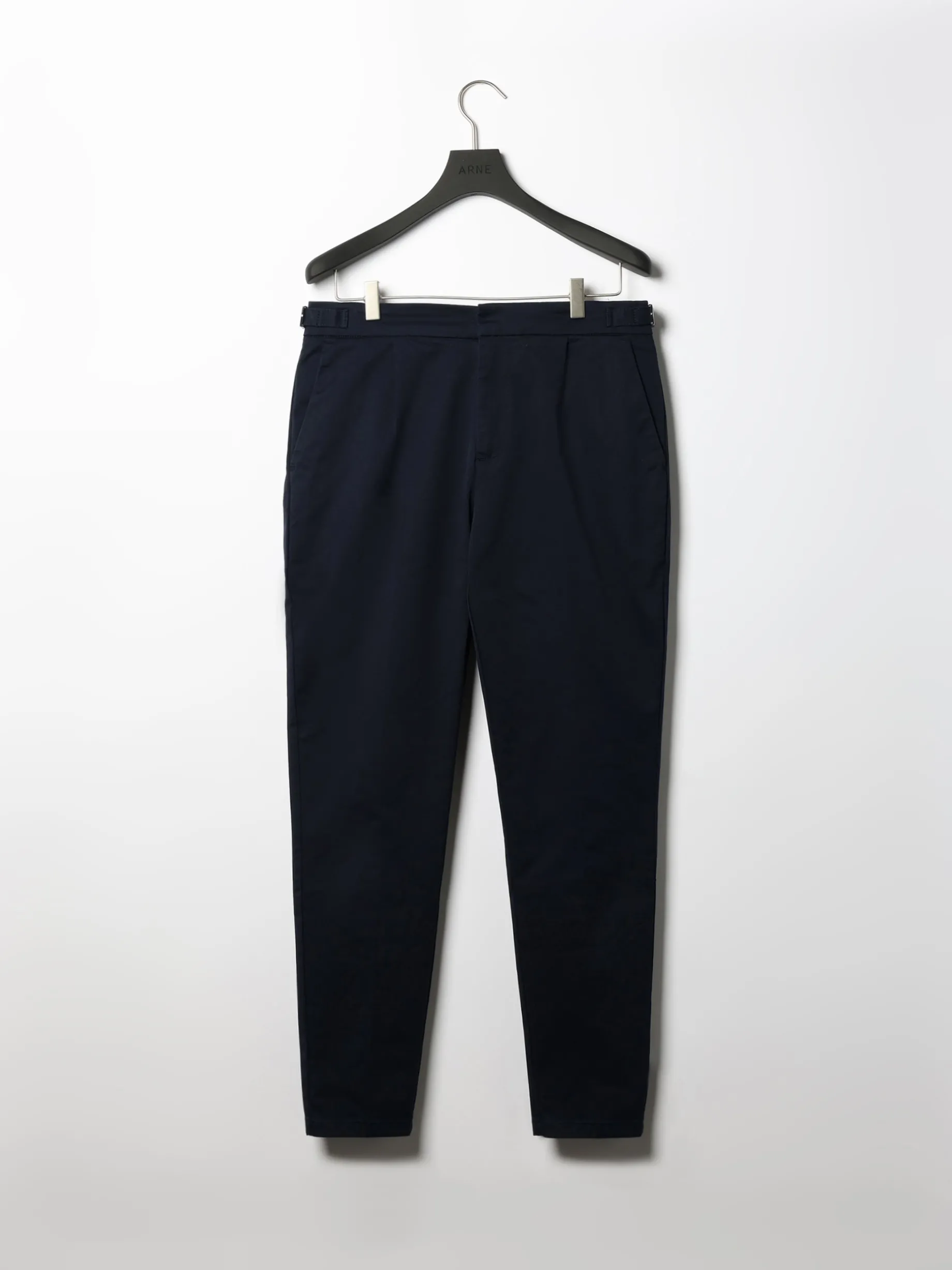Side Adjuster Tailored Chino Trouser - Navy