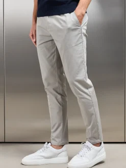 Side Adjuster Tailored Chino Trouser - Stone