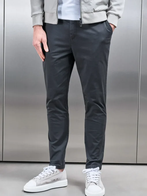 Slim Fit Chino Trouser - Grey