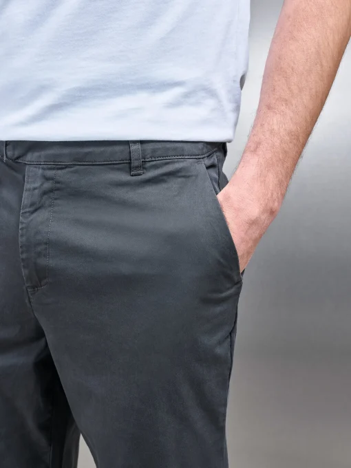 Slim Fit Chino Trouser - Grey