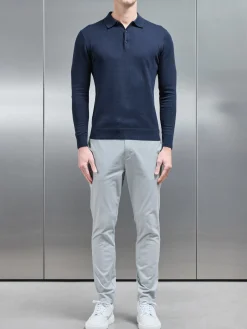 Slim Fit Chino Trouser - Mid Grey