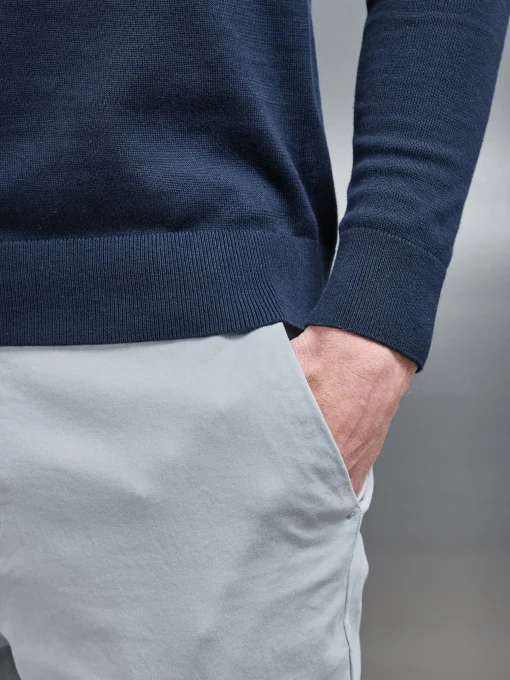Slim Fit Chino Trouser - Mid Grey