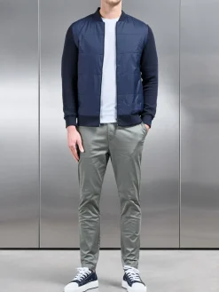 Slim Fit Chino Trouser - Olive