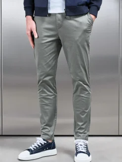 Slim Fit Chino Trouser - Olive