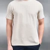 Slim Fit Cotton T-Shirt - Oatmeal Marl