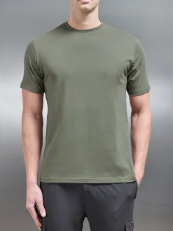Slim Fit Cotton T-shirt - Sage
