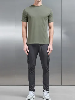 Slim Fit Cotton T-shirt - Sage