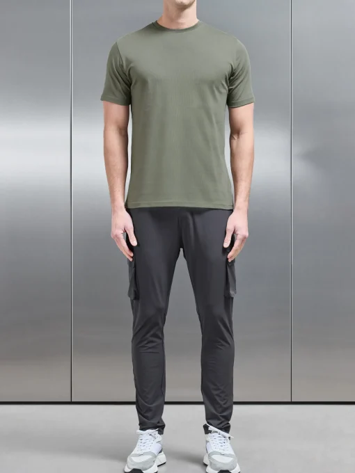 Slim Fit Cotton T-shirt - Sage