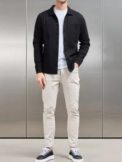 Slim Fit Denim Jeans - Stone