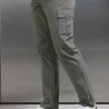 Smart Relaxed Cotton Cargo Pant - Olive