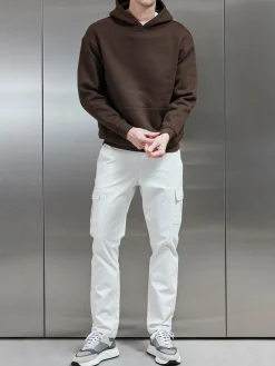 Smart Relaxed Cotton Cargo Pant - Off White