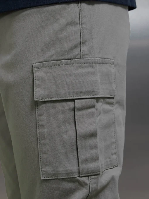 Smart Relaxed Cotton Cargo Pant - Olive