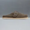 Suede Mule - Taupe